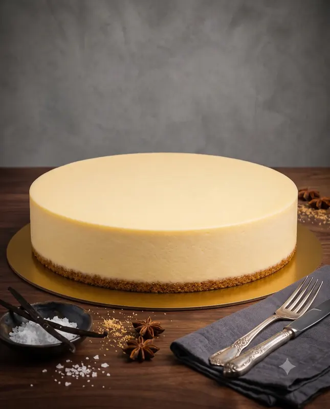 Classic New York Cheesecake — whole gourmet cake by Moi Doughssier, Vashi